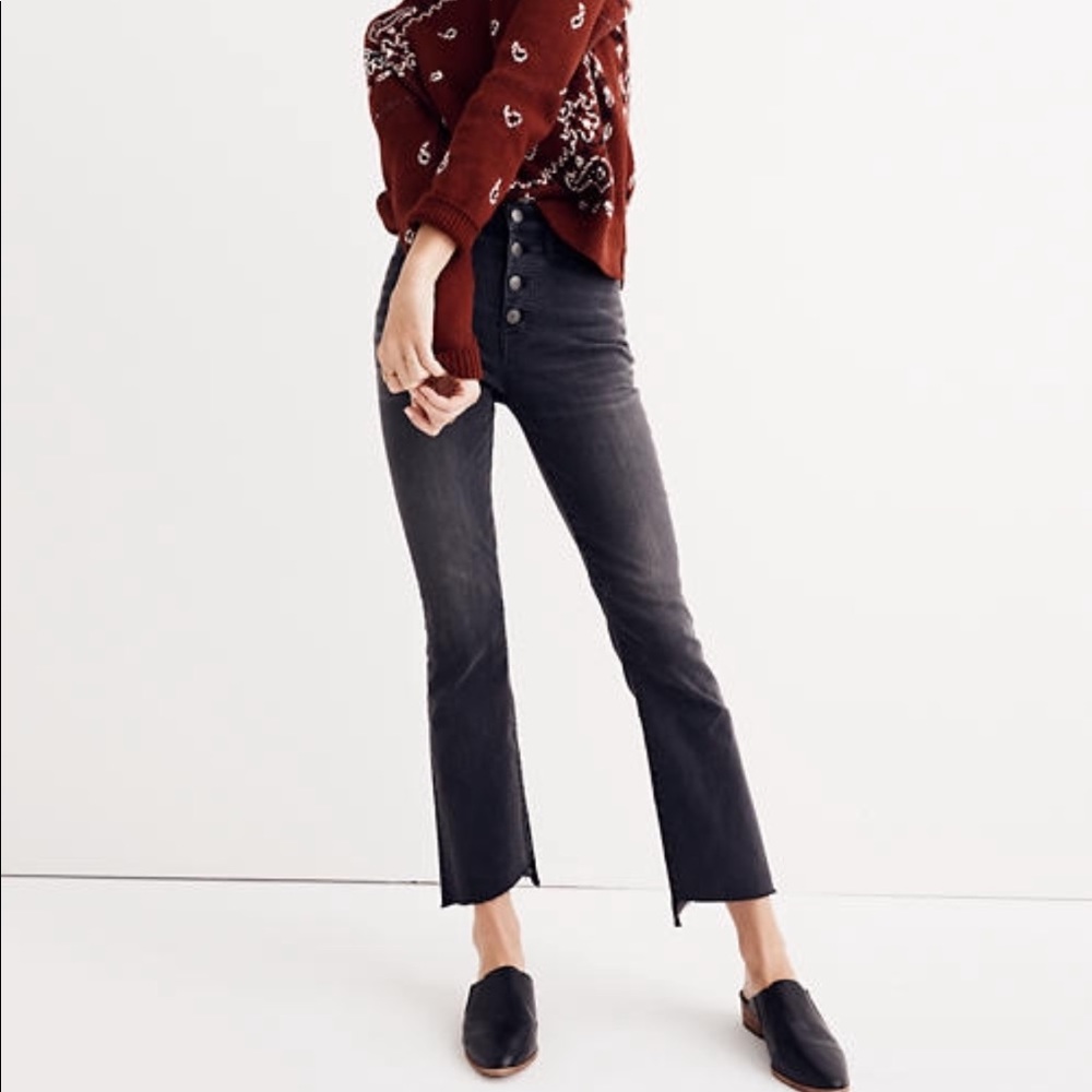 Madewell black Cali boot denim